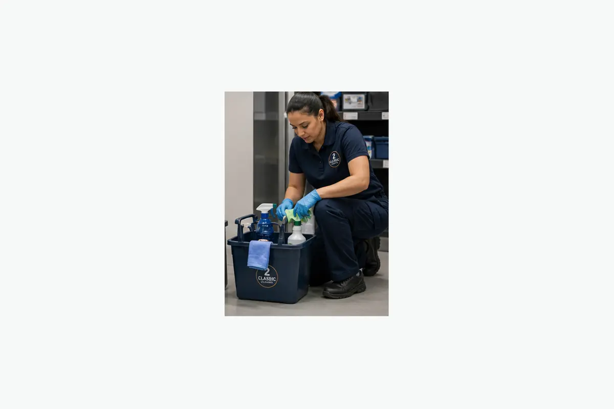 Cleaner working in a London home near Croydon