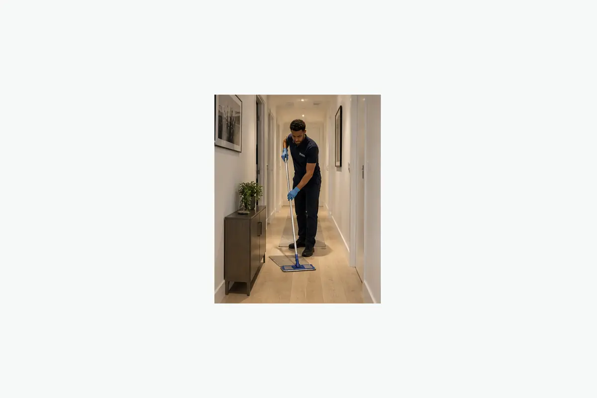 Cleaner working in a London home near Enfield