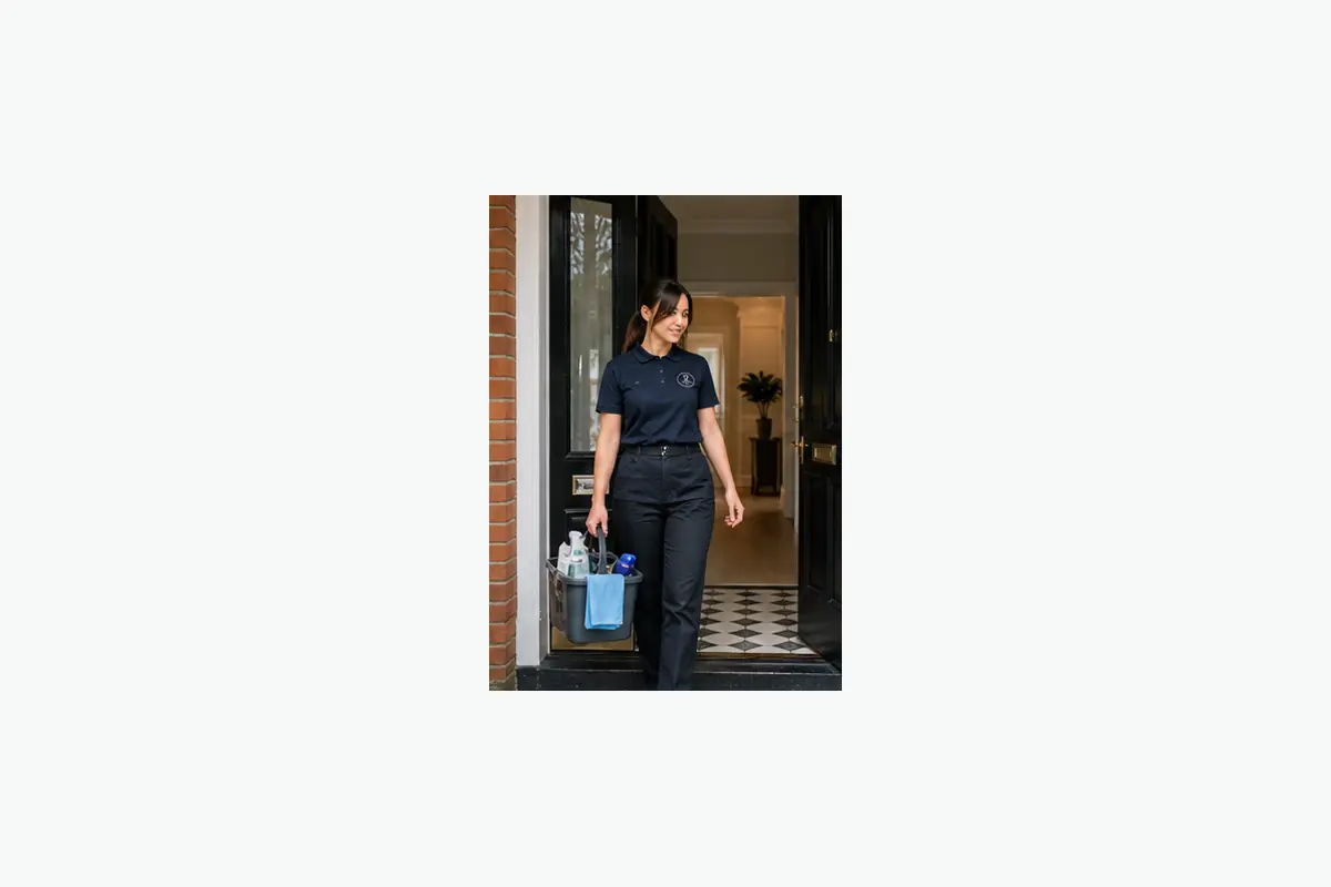 Cleaner working in a London home near Putney